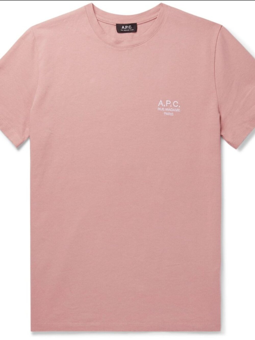 APC Standard Rue Madame T-shirt (M) - Rose